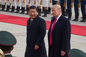 Ο Ντόναλντ Τραμπ με τον πρόεδρο της Κίνας Σι Τζινπίνγκ