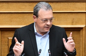 Ο πρόεδρος του ΣΥΡΙΖΑ , Σωκράτης Φάμελλος 