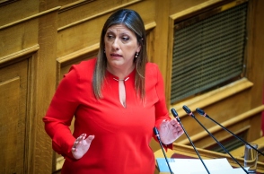  Η πρόεδρος της Πλεύσης Ελευθερίας, Ζωή Κωνσταντοπούλου 