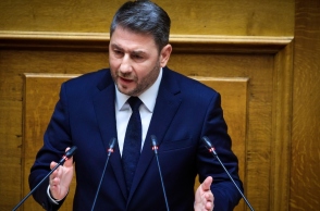 Ο πρόεδρος του ΠΑΣΟΚ Νίκος Ανδρουλάκης 