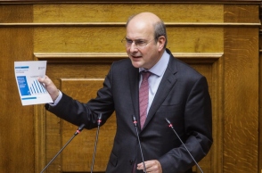 Ο υπουργός Εθνικής Οικονομίας και Οικονομικών Κωστής Χατζηδάκης 