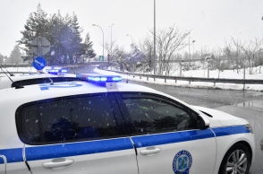 περιπολικο, χιονια