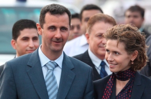 Ο Μπασάρ αλ Άσαντ με τη σύζυγό του, Άσμα αλ Άσαντ