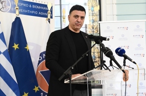 Ο Υπουργός Κλιματικής Κρίσης και Πολιτικής Προστασίας, Βασίλης Κικίλιας 