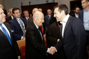 Κώστας Σημίτης και Αλέξης Τσίπρας