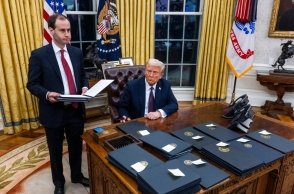 O νέος πρόεδρος των ΗΠΑ, Ντόναλντ Τραμπ