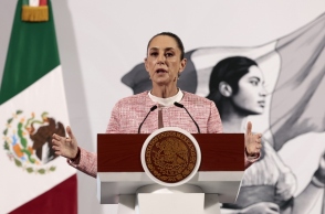 Η πρόεδρός του Μεξικού, Κλαούντια Σέινμπαουμ.