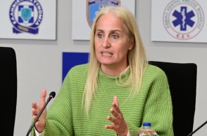 H καθηγήτρια γεωλογικής ωκεανογραφίας και ηφαιστειολόγος ΕΚΠΑ, Εύη Νομικού 