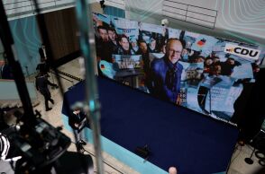 A picture of the chairman of the Christian Democratic Union (CDU) 