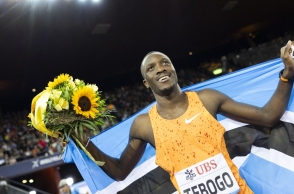 Ο χρυσός Ολυμπιονίκης Λετσίλε Τεμπόγκο