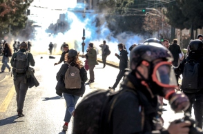 Ένταση στο κέντρο της Αθήνας