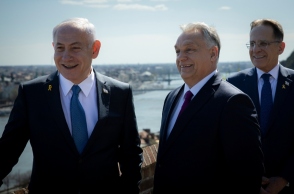 Μπενιαμίν Νετανιάχου και Βίκτορ Ορμπάν στην Ουγγαρία