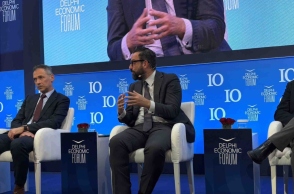 Ο Χρήστος Ταραντίλης στο Φόρουμ Δελφών