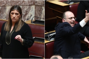 Θερμό επεισόδιο Κωνσταντοπούλου - Λαζαρίδη στη Βουλή: «Το πρωί μοιρολογίστρα και το βράδυ party animal»
