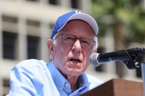 Ο Αμερικανός γερουσιαστής από το Βερμόντ, Μπέρνι Σάντερς 