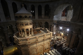 Ο ιερός Ναός της Αναστάσεως στα Ιεροσόλυμα