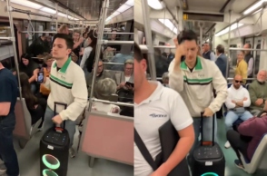 Γνωστός TikToker μπήκε στο Μετρό της Αθήνας με το ηχείο...στη διαπασών αλλά δεν αντίκρισε αυτό που περίμενε