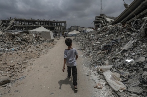 γαζα, συντριμμια