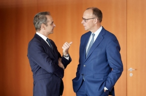 Μητσοτάκης και Μέρτς στο Βερολίνο 