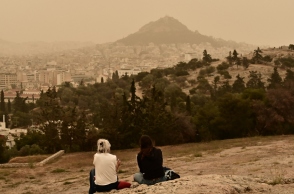 Αφρικανική σκόνη πάνω απο την Αθήνα