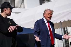 Ο Έλον Μασκ με τον Ντόναλντ Τραμπ στον Λευκό Οίκο