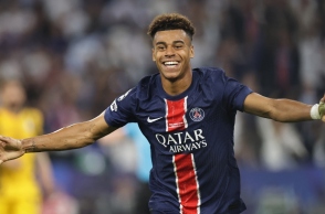 Champions League, ποδοσφαιριστης πανηγυριζει