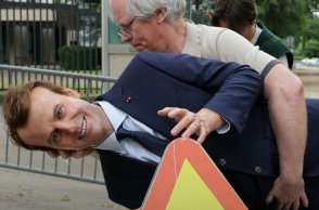  Το κέρινο ομοίωμα του Εμανουέλ Μακρόν