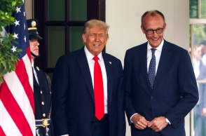 Ο Τραμπ συναντάει τον Μερτς στον Λευκό Οίκο