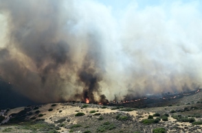 Πυρκαγιά στην Παλαιά Φώκαια