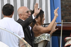 «Ο γάμος του αιώνα» - Τζέφ Μπέζος και Λόρεν Σάντσεζ παντρεύτηκαν στο Σαν Τζόρτζιο Ματζιόρε της Βενετίας