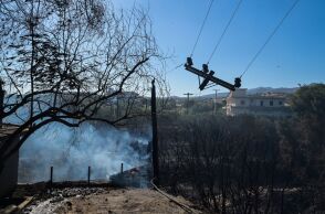 ΠΥΡΚΑΓΙΑ ΣΤΗΝ ΡΑΦΗΝΑ (ΤΑΤΙΑΝΑ ΜΠΟΛΑΡΗ/EUROKINISSI)