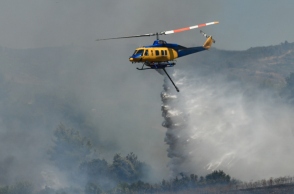 Φωτιά, ελικοπτερο