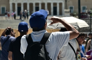 καύσωνας, περαστικοι