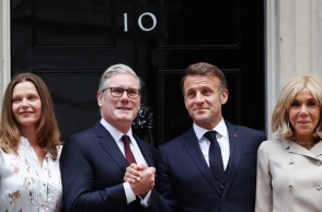 Κιρ Στάρμερ και Εμανουέλ Μακρόν 