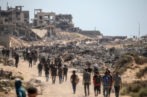 γαζα, συντριμμια, κατοικοι