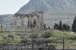 Άποψη αρχαιολογικού χώρου Κορίνθου