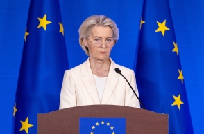 Η πρόεδρος της Ευρωπαϊκής Επιτροπής, Ούρσουλα φον ντερ Λάιεν