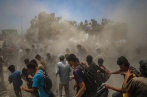 γαζα, συντριμμια, κατοικοι