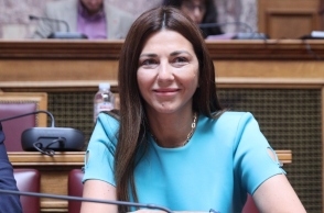 Η Υπουργός Παιδείας, Θρησκευμάτων και Αθλητισμού, Σοφία Ζαχαράκη