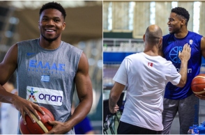 Ο Γιάννης Αντετοκούνμπο ενσωματώθηκε στην προετοιμασία της Εθνικής Ελλάδας