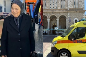 Συγκινητικό αντίο στην Αθηνά Παπαχρήστου - Ηχήσε η σειρήνα του ασθενοφόρου που είχε δωρίσει στο ΕΚΑΒ