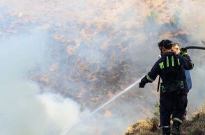 Χίος: Πάνω από 150 καμένοι στύλοι ηλεκτροδότησης λόγω της φωτιάς