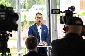 Ο Φινλανδός πρόεδρος Αλεξάντερ Στουμπ 