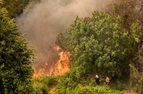 Φωτιές στη Λέσβο