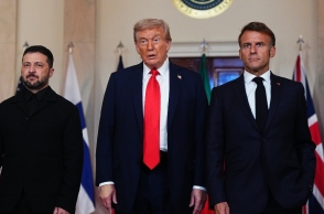 Τραμπ, Ζελένσκι και Μακρόν