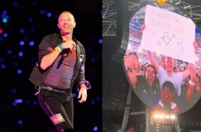 Ο Κρις Μάρτιν των Coldplay: «Είναι σίγουρα σύντροφός σου;»