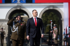 Ο πρόεδρος της Πολωνίας, Κάρολ Ναβρότσκι