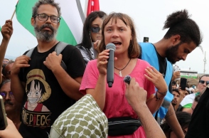 Η Σουηδή ακτιβίστρια Γκρέτα Τούνμπεργκ