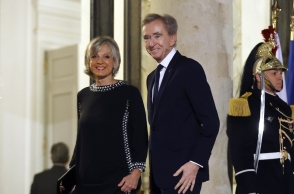 Ο CEO της LVMH, Μπερνάρ Αρνό και η σύζυγό του, πιανίστρια Ελέν Μερσιέ-Άρνοτ