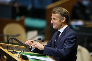 Ο πρόεδρος της Γαλλίας Εμανουέλ Μακρόν 
